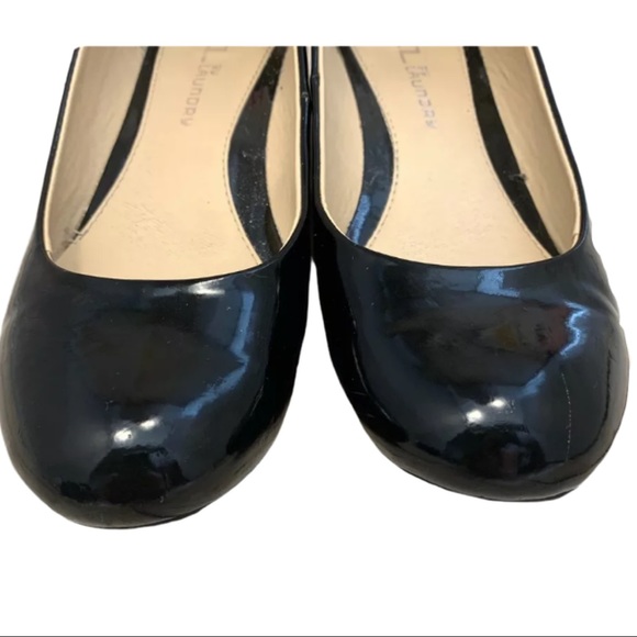 🎀 CL by Laundry “Marcie” Black Patent Wedge - Picture 4 of 13